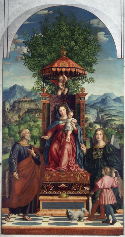 Madona do Guarda-Chuva de Girolamo dai Libri, Museu de Castelvecchio de Girolamo dai Libri