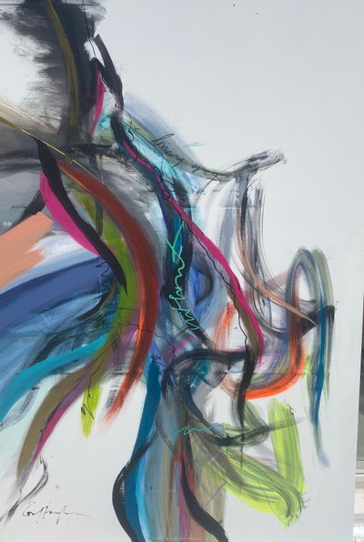 Todas essas palavras (pintura) de Gisela Gaffoglio