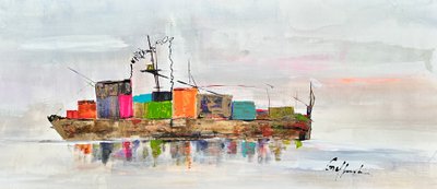 Full Of Dreams (acrílico sobre tela) de Gisela Gaffoglio