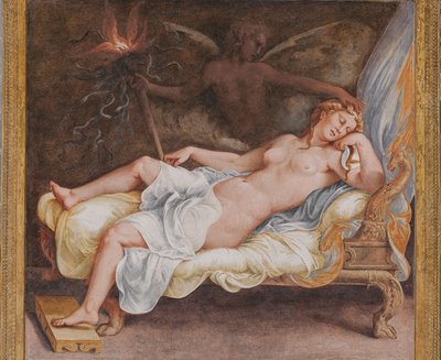 O sonho de Ecuba, O Cavalo de Tróia, Câmara de Tróia (Sala di Troia) de Giulio (and workshop) Romano