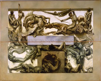 A escuridão do ciclo O poema da vida humana, 1907. de Giulio Aristide Sartorio