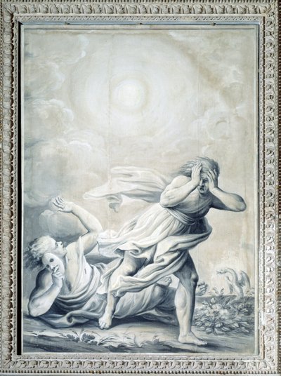 Alegoria da Verdade revelando a essência das coisas e envergonhando a fraude e a traição (Pintura, c.1820-1826) de Giulio Ballino