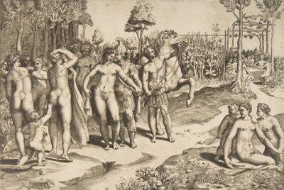 Alexandre e Roxana, 1531-76. de Giulio Bonasone