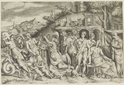 Jasão em Medeia de Giulio Bonasone