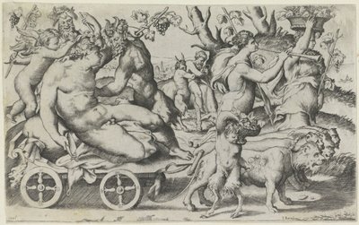 Triomf de Baco de Giulio Bonasone