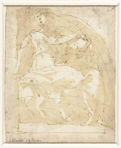 Anjo com um livro de Giulio Cesare Procaccini