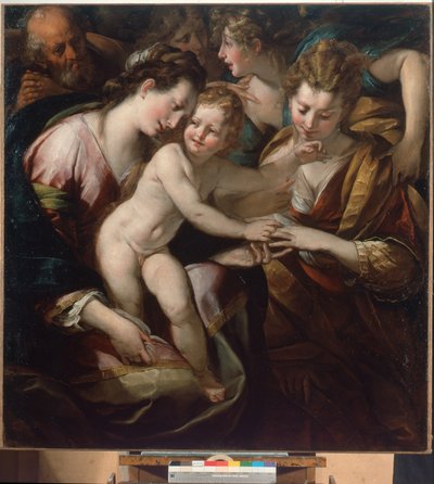 Casamento místico de Santa Catarina de Giulio Cesare Procaccini