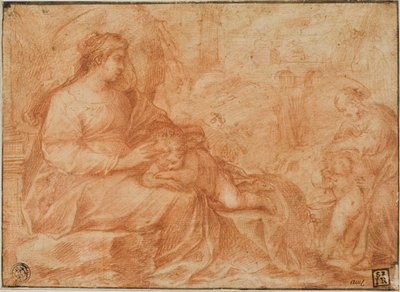 Descanso no voo para o Egito de Giulio Cesare Procaccini