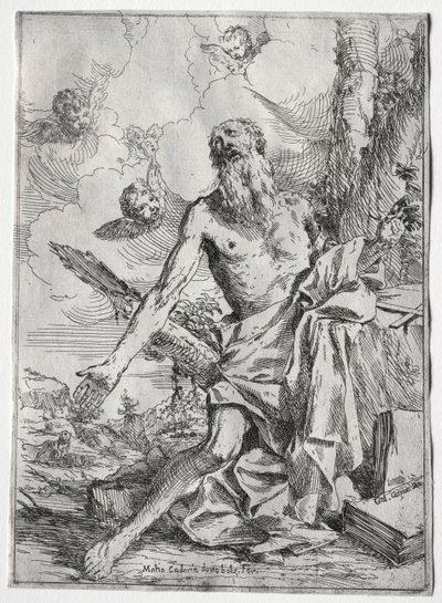 São Jerônimo. de Giulio I Carpioni