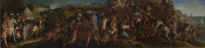 O Ataque a Cartagena, depois de 1566. de Giulio Licinio