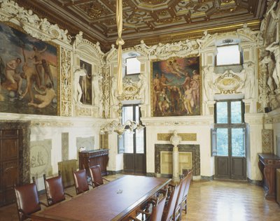 Salão das Quatro Estações de Giulio Mazzoni