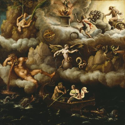 Uma alegoria da imortalidade, c.1540 de Giulio Romano