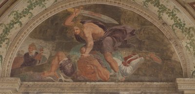Davi matando Golias Loja de Davi de Giulio Romano