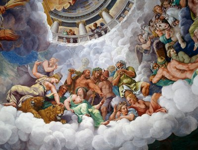deuses do Olimpo de Giulio Romano