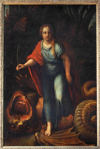 Sainte Marguerite - Santa Margarida ... de Giulio Romano