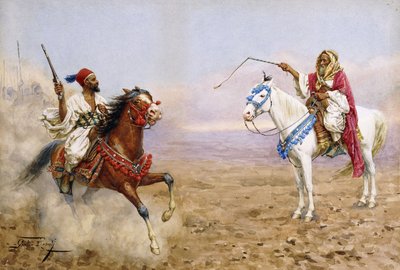 Cavaleiros árabes, de Giulio Rosati