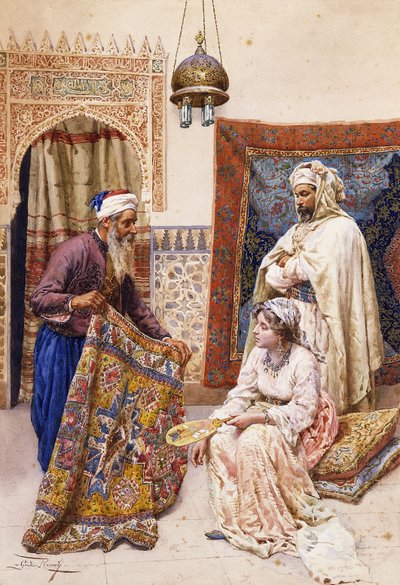 O vendedor de tapetes, de Giulio Rosati