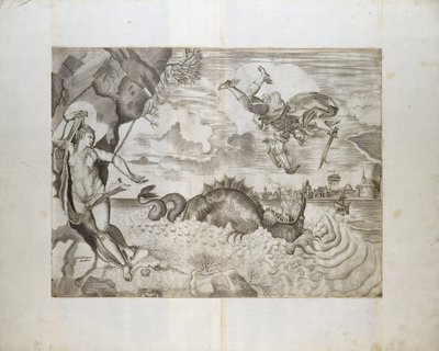 Perseu e Andrômeda de Giulio Sanuto