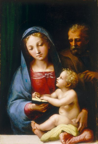familia sagrada de Giulio attr. to Romano