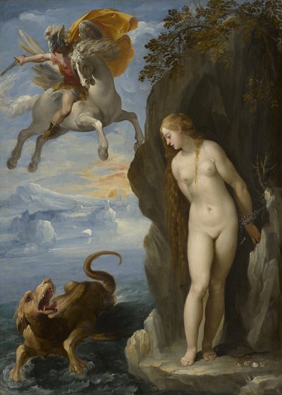 Perseus Resgatando Andrómeda de Giuseppe Cesari