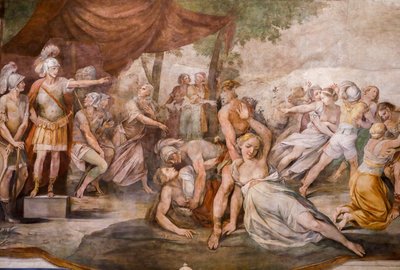Violação das Mulheres Sabine (detalhe) de Giuseppe (1568 1640) Cesari