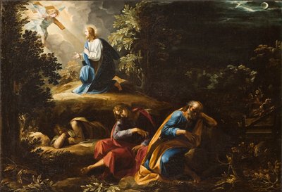 A agonia no jardim (Cristo no Monte das Oliveiras) de Giuseppe Cesari