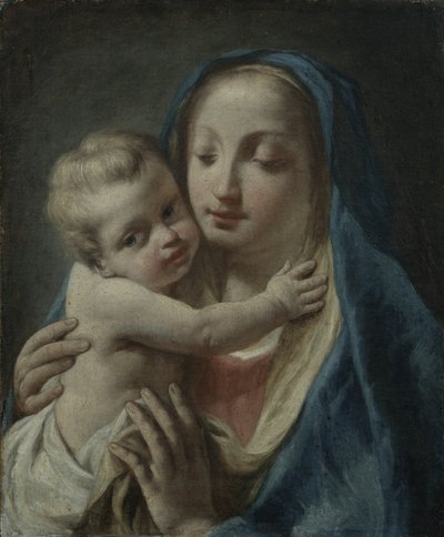 Virgem e Criança, c.1750-60 de Giuseppe Angeli