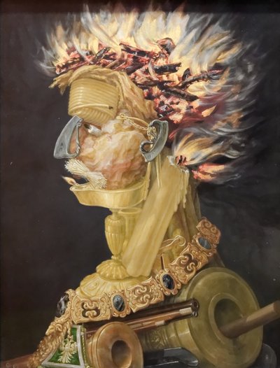 Alemão: Feuer Fire de Giuseppe Arcimboldo
