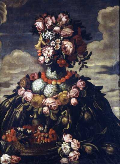 Giuseppe Arcimboldo (1527 - 1593). Primavera. Milão, Castello Sforzesco. de Giuseppe Arcimboldo