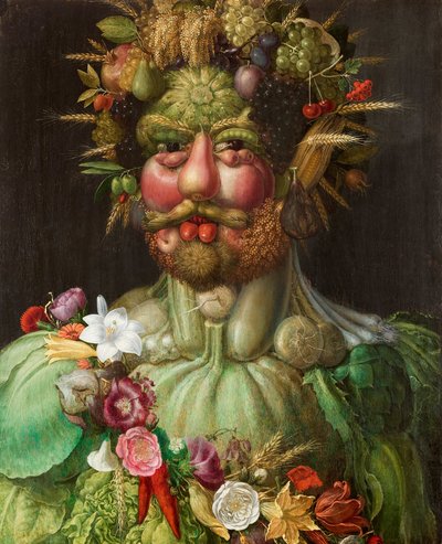 Italiano: O Imperador Rudolf II como Vertumnus.  Rudolf II de Habsurg como Vertumnus de Giuseppe Arcimboldo