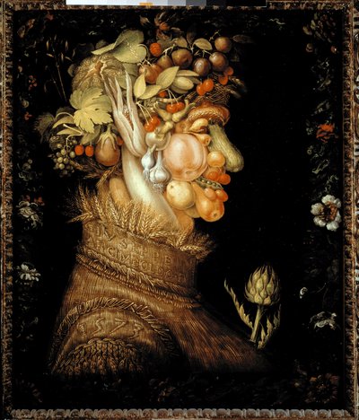 Verão (óleo sobre tela de Giuseppe Arcimboldo