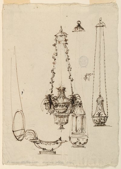 Lâmpadas de Altar, Incensários, Barco de Incenso de Giuseppe Barberi