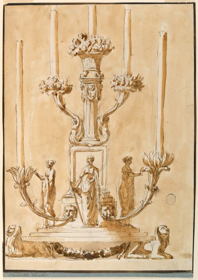 Castiçal de Giuseppe Barberi