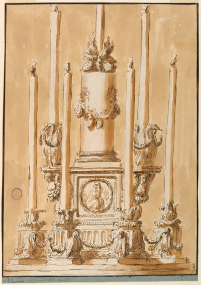Castiçal de Giuseppe Barberi