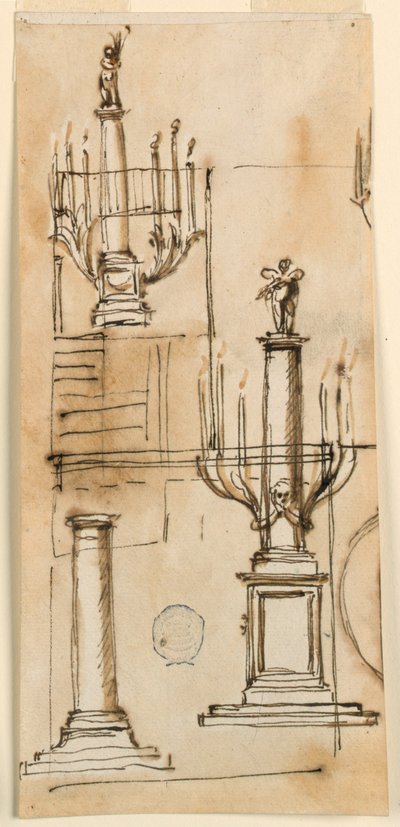 Castiçais de Giuseppe Barberi