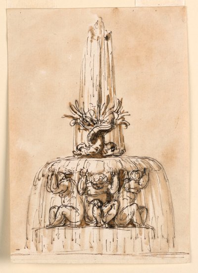 Projeto para uma fonte de Giuseppe Barberi