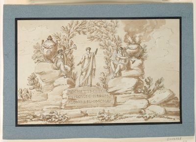 Monumento sepulcral para o improvisador Rochetti de Giuseppe Barberi