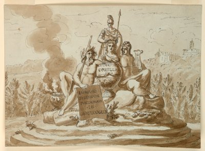 Monumento Sepulcral da Poeta Maria Maddalena Morelli de Giuseppe Barberi