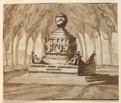 Monumento Sepulcral do Poeta Pietro Chiari de Giuseppe Barberi