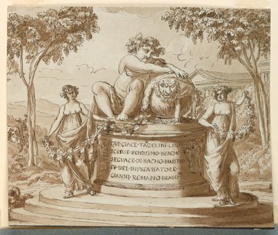 Monumento Sepulcral ao Poeta Tagerini de Giuseppe Barberi