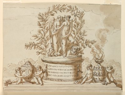 Monumento Sepulcral ao Escritor Vecei de Giuseppe Barberi