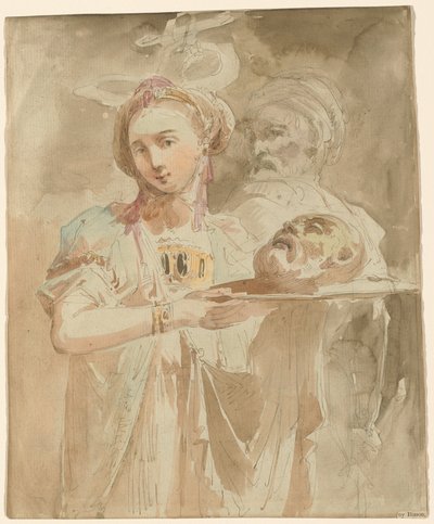 Salomé com a Cabeça de São João Batista de Giuseppe Bernardino Bison