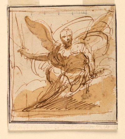 Esboço para uma pintura de parede de Giuseppe Bernardino Bison