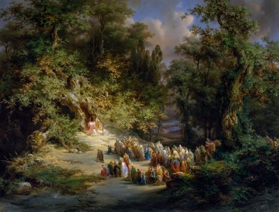 Missa cristã primitiva na floresta de Giuseppe Camino