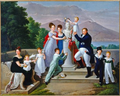 Italiano: Retrato de Francisco I Francisco I e da sua família de Giuseppe Cammarano