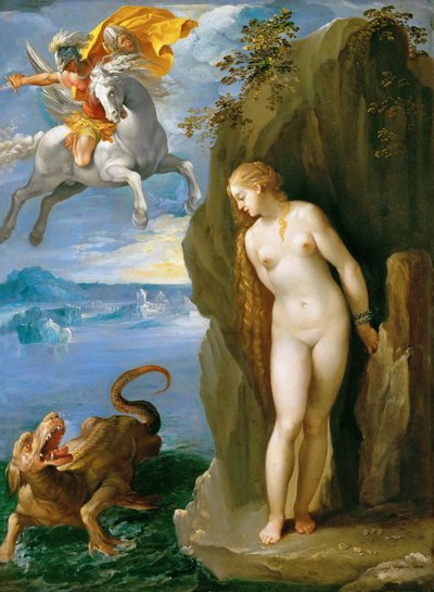 Alemão: Perseus befreit Andromeda Perseus e Andromeda de Giuseppe Cesari