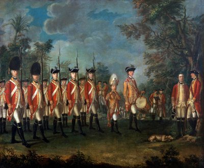 Lord George Lennox, Coronel do 25º Regimento do Pé, c.1771 (óleo sobre tela) de Giuseppe Chiesa