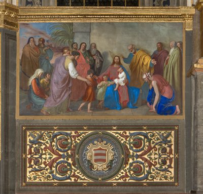 Presbitério, Giueppe Diotti, Sinite parvulos 1833 de Giuseppe Diotti