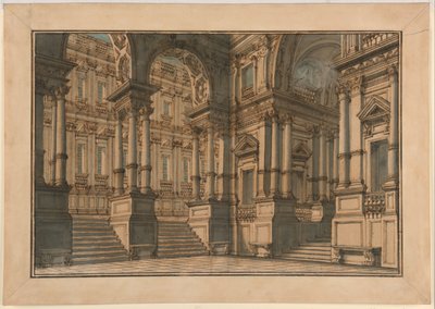 Cenário: Interior do Palácio de Giuseppe Galli Bibiena