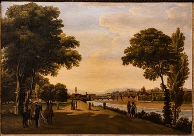 Vista do Arno de Giuseppe Gherardi
